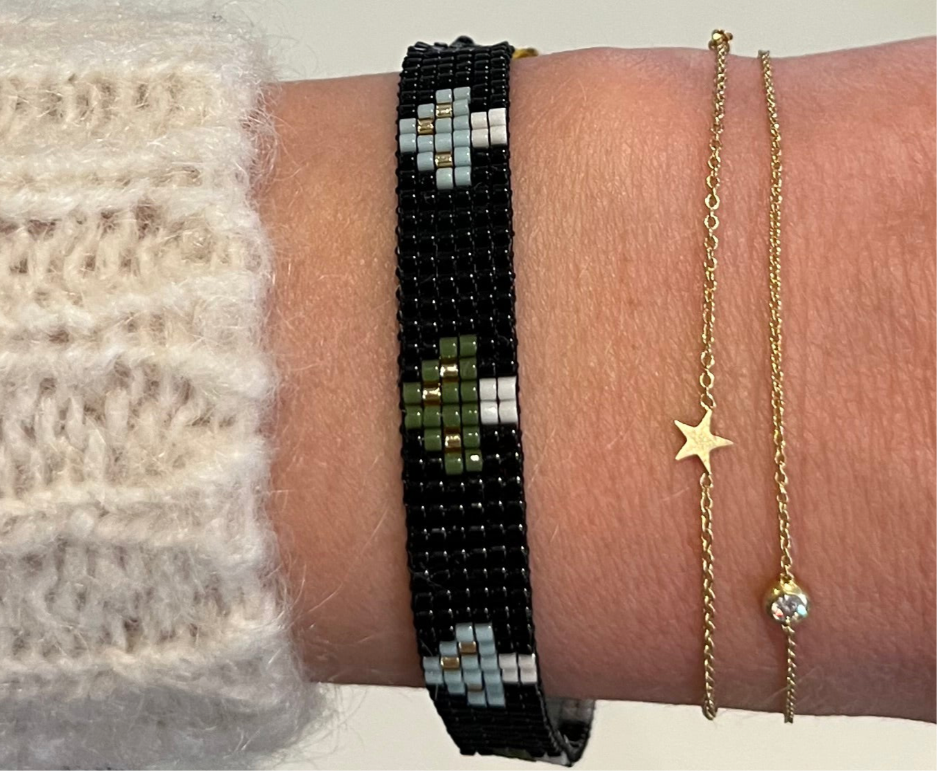 Black Mushroom Bracelet