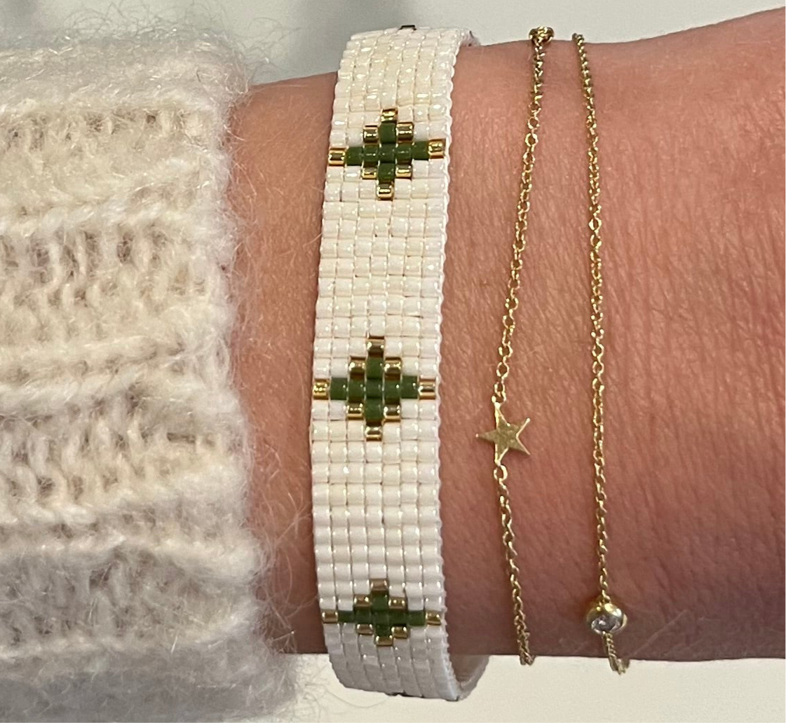 Olive Twinkle Bracelet