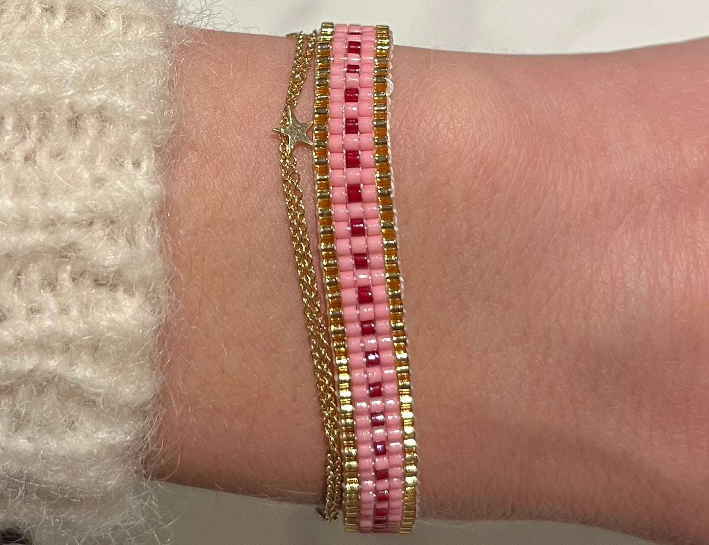 Pink Seedling Bracelet