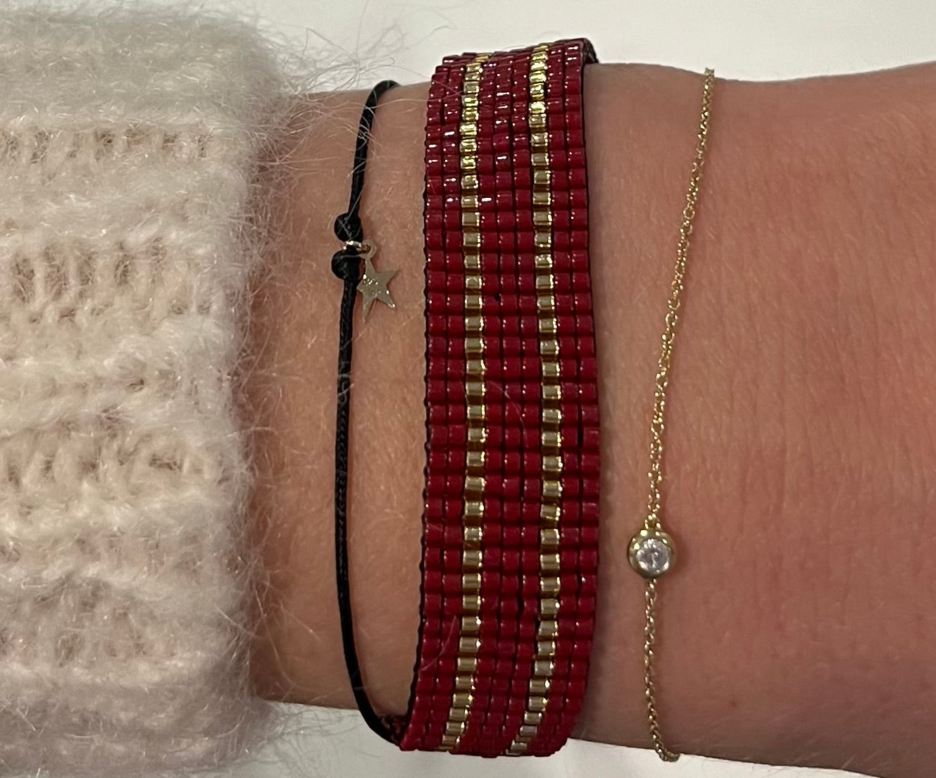 Gold Stripe Bracelet