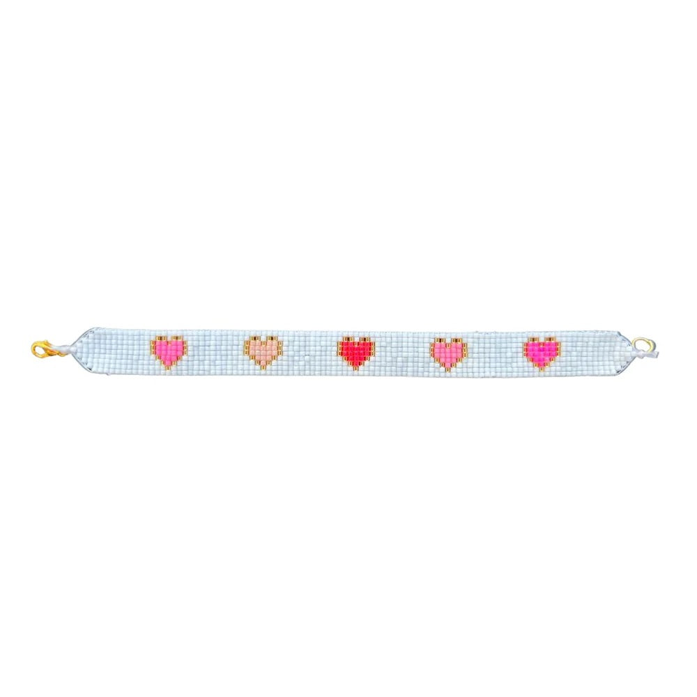 Pink Heart Bracelet