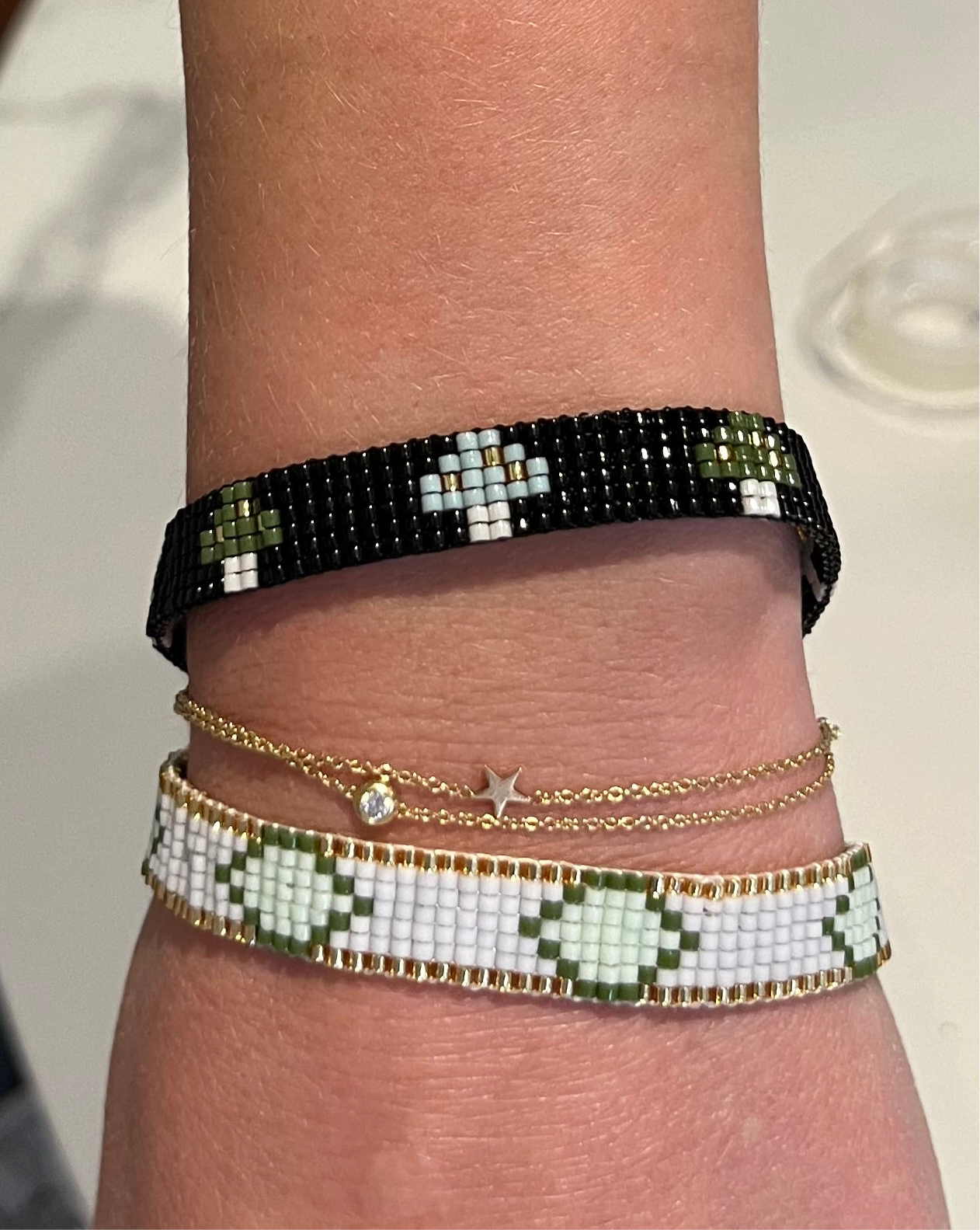 Black Mushroom Bracelet