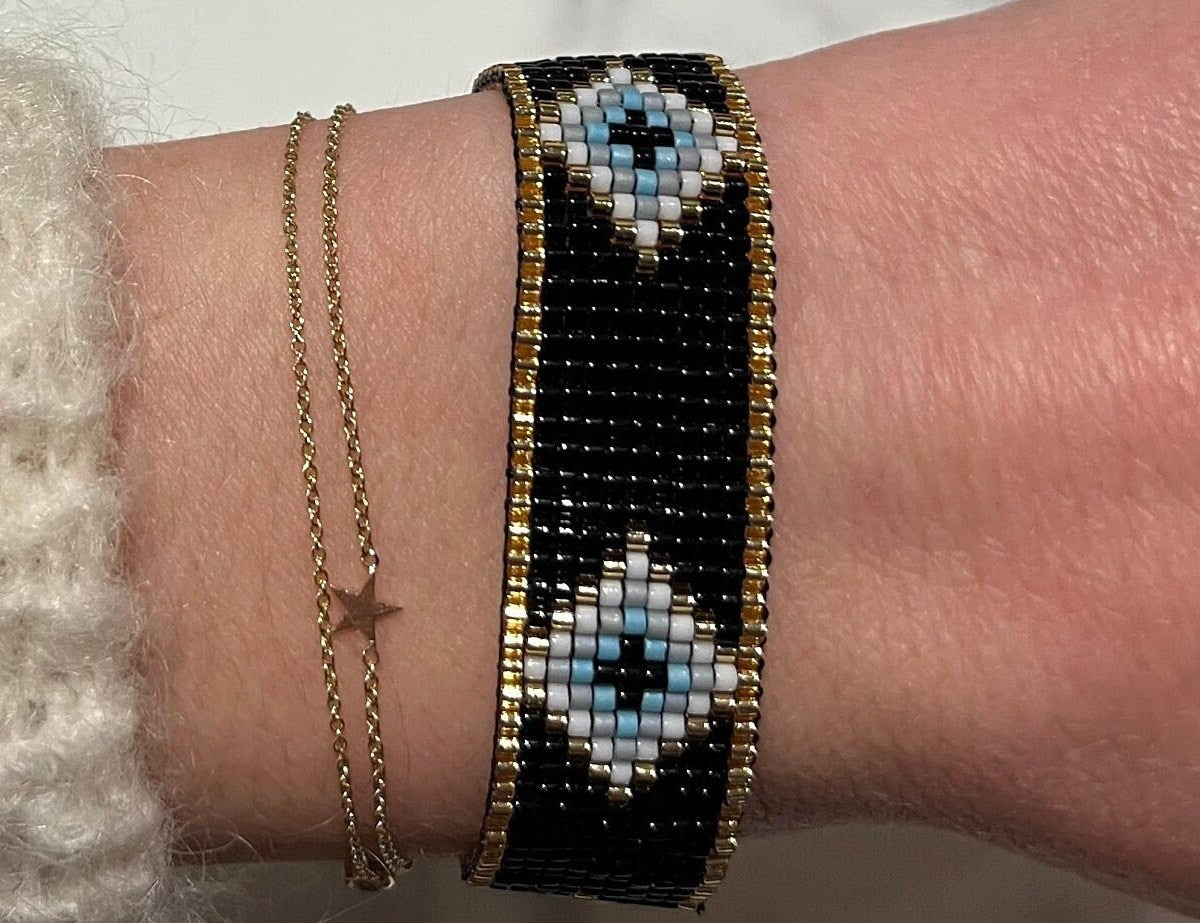 Black Evil Eye Bracelet