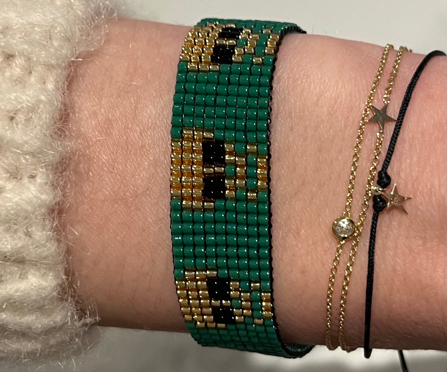 Green Skull Bracelet