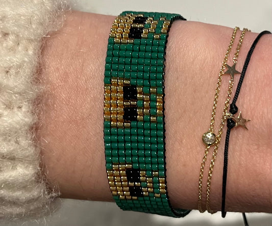 Green Skull Bracelet