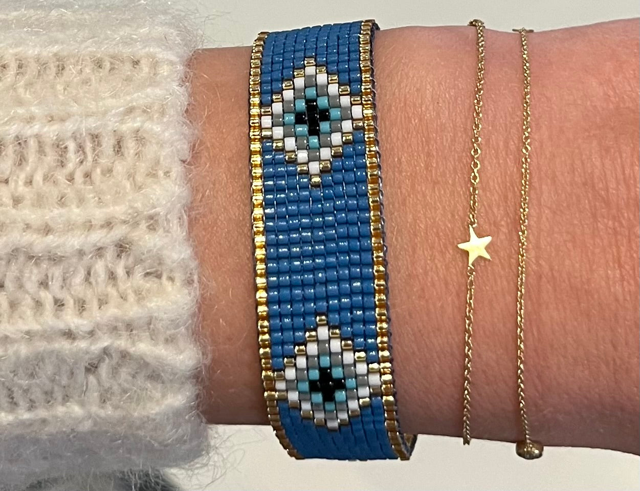 Royal Blue Evil Eye Bracelet