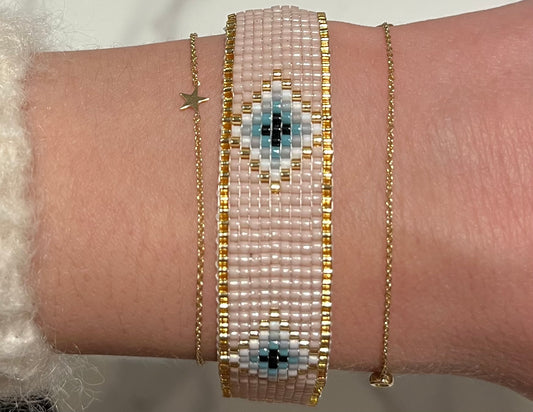 Blush Evil Eye Bracelet